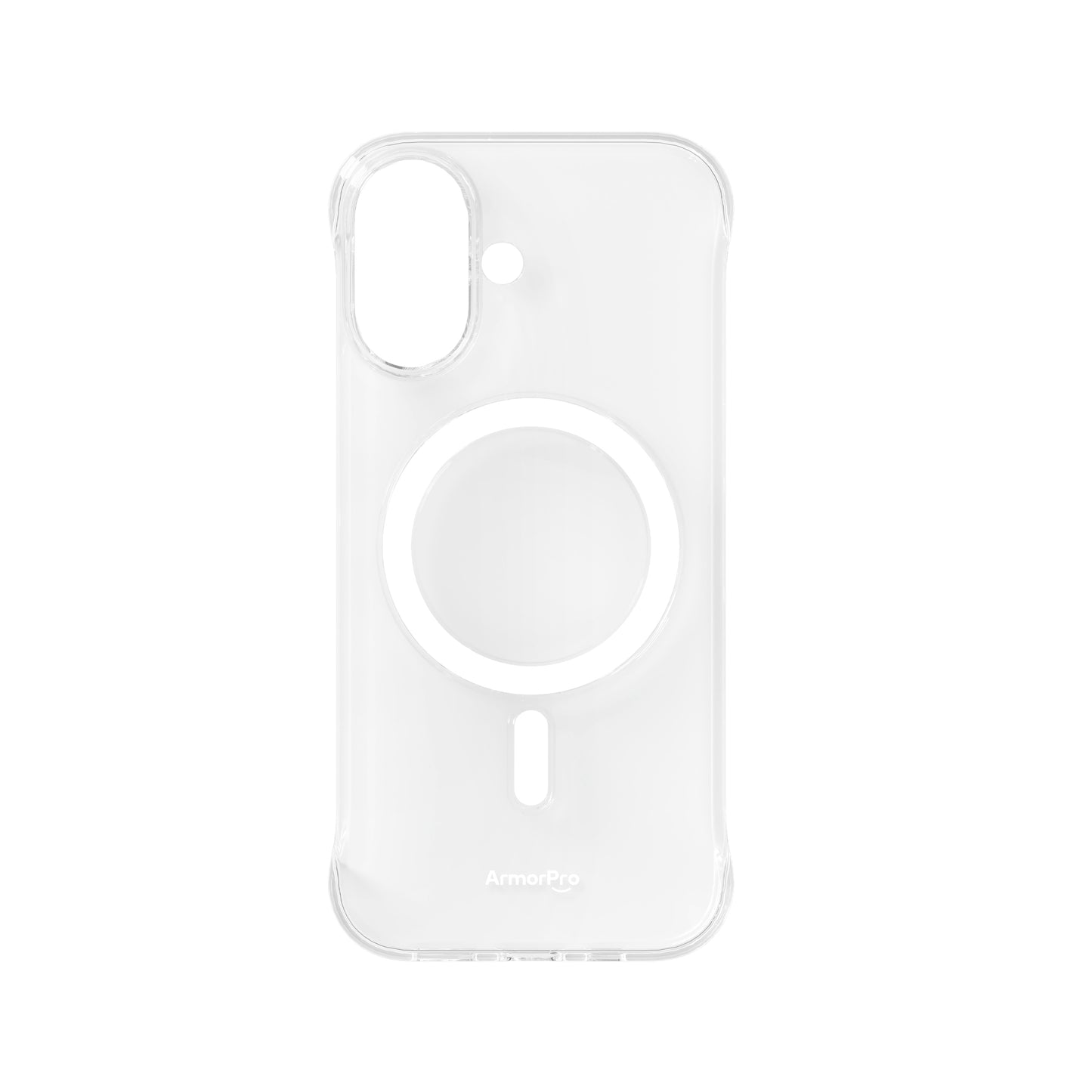 ArmorPro Frameless PC Clear Case with MagSafe White for iPhone 17 Series