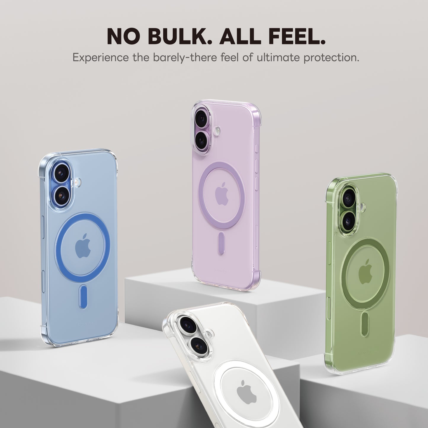ArmorPro Frameless PC Clear Case with MagSafe for iPhone 17