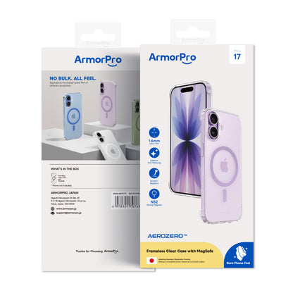 ArmorPro Frameless PC Clear Case with MagSafe for iPhone 17