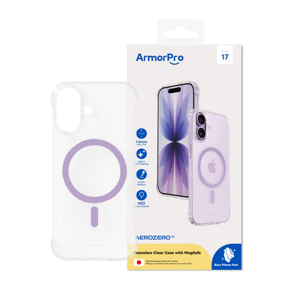 ArmorPro Frameless PC Clear Case with MagSafe for iPhone 17