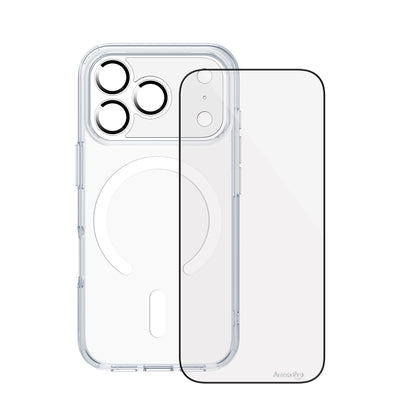 ArmorPro SODA 3-in-1 Combo (HD Screen Protector & Camera Lens &Clear Case with MagSafe) for iPhone 17 Series