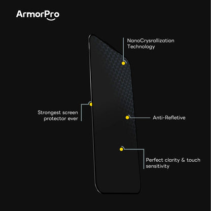ArmorPro CeramicDefender AR+Rainbow-Free Screen Protector HD for iPhone 17 Pro & Pro Max