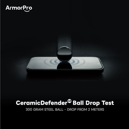 ArmorPro CeramicDefender AR+Rainbow-Free Screen Protector HD for iPhone 17 Pro & Pro Max