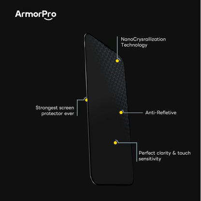 ArmorPro CeramicDefender AR Screen Protector Privacy for iPhone 17 Pro & Pro Max