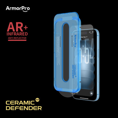 ArmorPro CeramicDefender AR+ Rainbow-Free Screen Protector HD for iP18 Pro Max