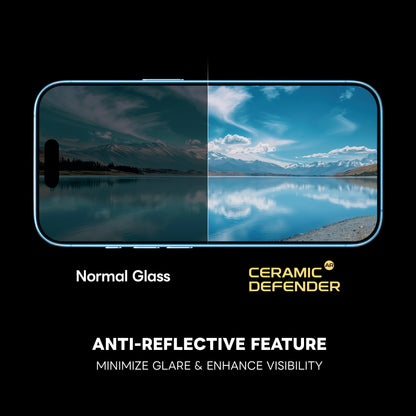 ArmorPro CeramicDefender AR Screen Protector Privacy for iP18 Series