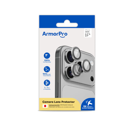 ArmorPro Camera Lens Protector for iPhone 17 Pro & Pro Max