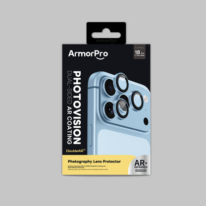 ArmorPro DoubleAR Camera Lens Protector Cloud Blue for iP18 Pro & Pro Max