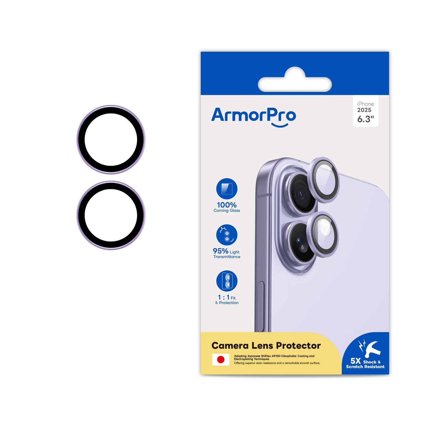 ArmorPro Camera Lens Protectorfor iPhone 17