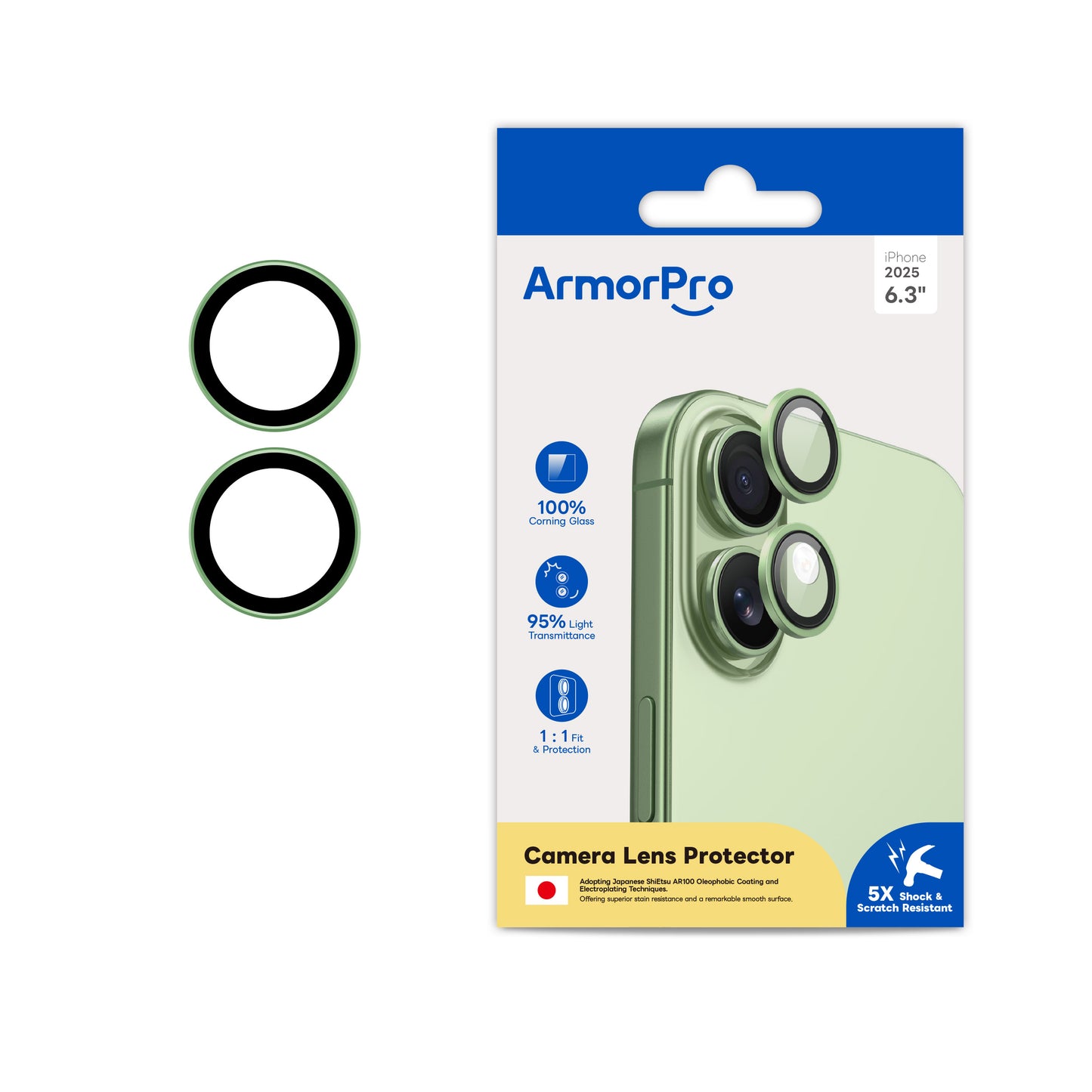 ArmorPro Camera Lens Protectorfor iPhone 17