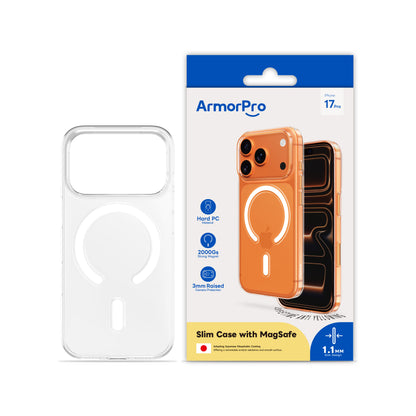 ArmorPro Hard PC Clear Case with MagSafe for iPhone 17 Series