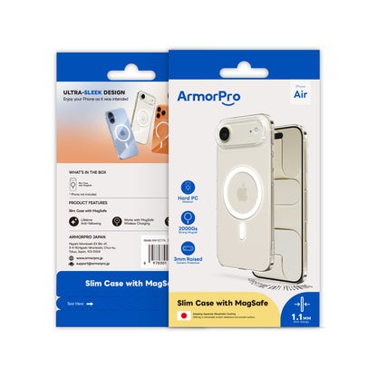 ArmorPro Hard PC Clear Case with MagSafe for iPhone 17 Series