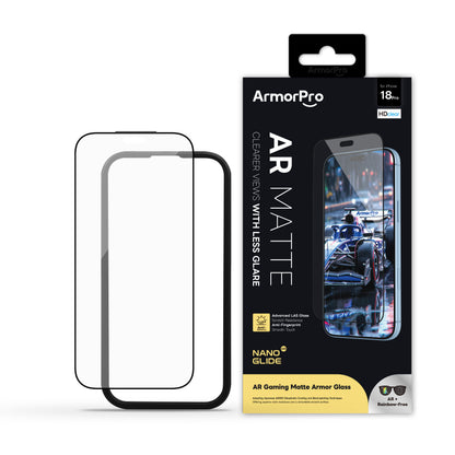 ArmorPro NanoGilde Matte Gaming Screen Protector AR + Rainbow-Free HD for iPhone 18 Series