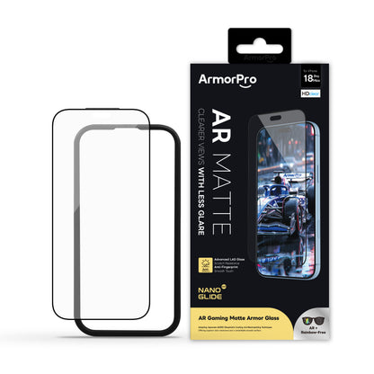 ArmorPro NanoGilde Matte Gaming Screen Protector AR + Rainbow-Free HD for iPhone 18 Series