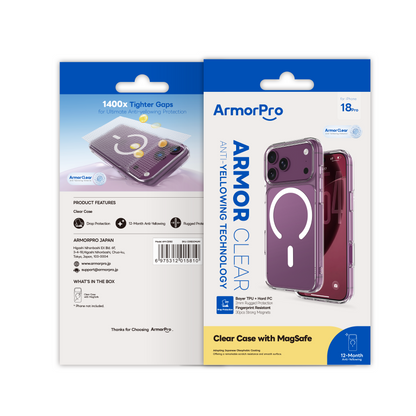 ArmorPro Clear Case with MagSafe White for iP18 Series