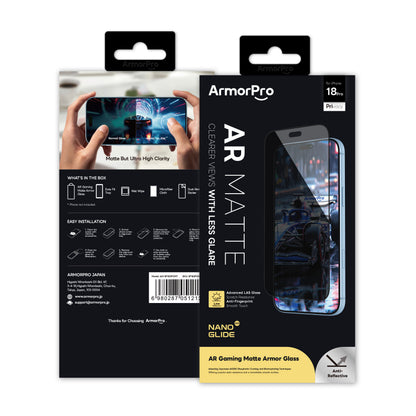 ArmorPro NanoGilde Matte Gaming Screen Protector AR Privacy for iPhone 18 Series