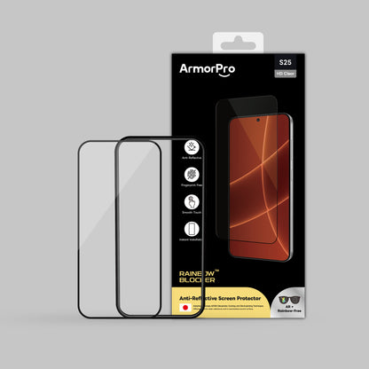 ArmorPro RainbowBlocker Screen Protector HD AR + Anti-Glare for Samsung S25 Series