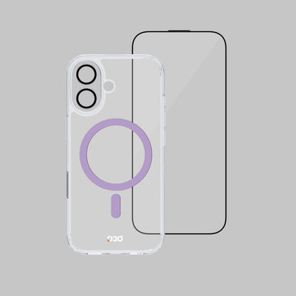 ArmorPro D3O 3-in-1 Combo with Capture Button  (HD Anti-Reflective Screen Protector & DoubleAR Camera Lens & D3O Clear Case with MagSafe) for iPhone 17