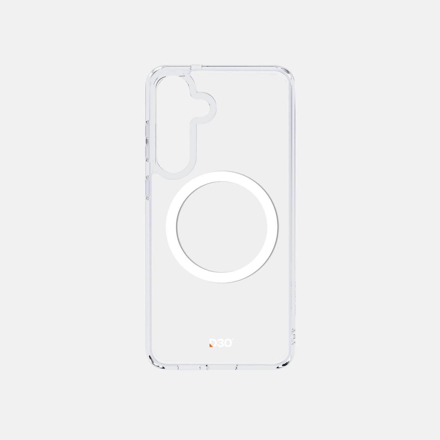 ArmorPro D3O Protected Clear Case with MagSafe White for SamSung S25 Series