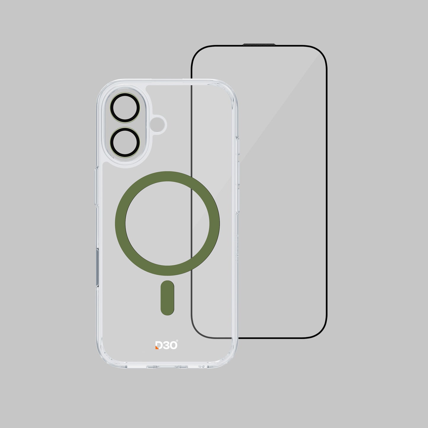 ArmorPro D3O 3-in-1 Combo with Capture Button  (HD Anti-Reflective Screen Protector & DoubleAR Camera Lens & D3O Clear Case with MagSafe) for iPhone 17