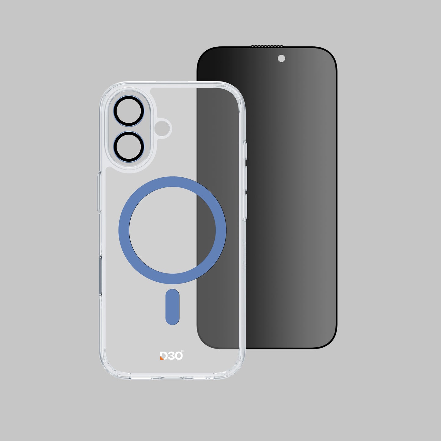 ArmorPro D3O 3-in-1 Combo with Capture Button  (Privacy Anti-Reflective Screen Protector & DoubleAR Camera Lens & D3O Clear Case with  MagSafe) for iPhone 17