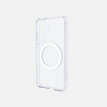 ArmorPro D3O Protected Clear Case with MagSafe White for SamSung S25 Series