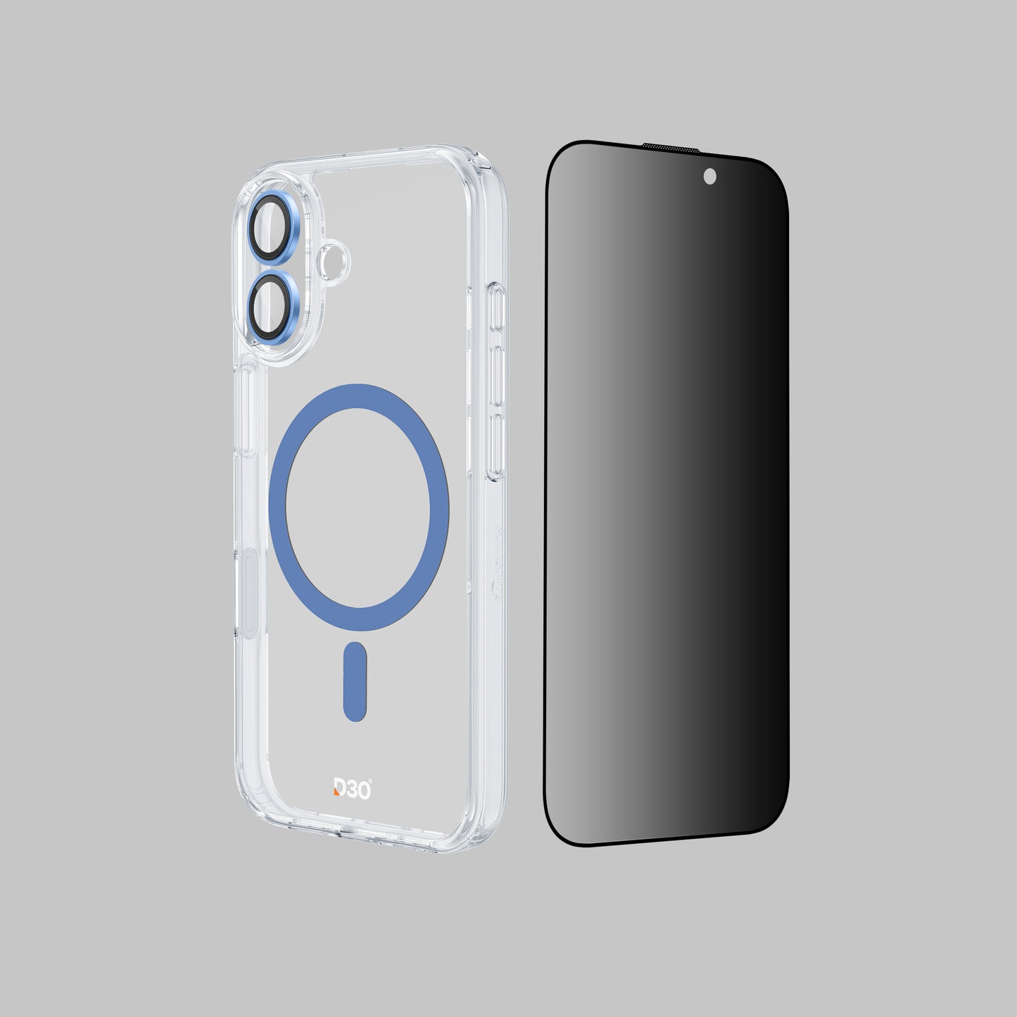 ArmorPro D3O 3-in-1 Combo with Capture Button  (Privacy Anti-Reflective Screen Protector & DoubleAR Camera Lens & D3O Clear Case with  MagSafe) for iPhone 17