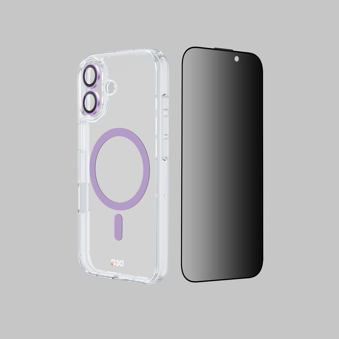 ArmorPro D3O 3-in-1 Combo with Capture Button  (Privacy Anti-Reflective Screen Protector & DoubleAR Camera Lens & D3O Clear Case with  MagSafe) for iPhone 17