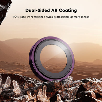 ArmorPro DoubleAR Camera Lens Protector Dark Cherry for iP18 Pro & Pro Max